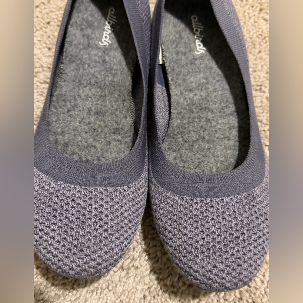 Allbirds Tree Breezer Knit Ballet Flats in Blue Grey Color Women’s 7.5 - Picture 4 of 7